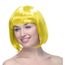 DS LLC Ieg™ Sarı Küt Peruk Saç DSLLCRS-ETIEG34