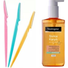 Normadia 3'lü Kaş Usturası ve Yüz Temizleme Jeli, 200 Ml, Temizlik ve Bakım Seti