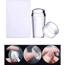 Normadia Silikon Başlıklı Oje Dizayn Baskı Transfer Aparat Seti, Yaratıcı ve Kolay Kullanım