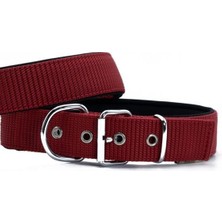 Doggie Elit Dokuma Köpek Boyun Tasması Medium Kırmızı 5X55-65 cm