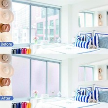 DS LLC Ieg™ Uv Engelleyici Buzlu Cam Filmi 2 Metre x 60 Cm. DSLLCRS-ETIEG34