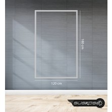 Süs Köşe Dekor Hazır Dekoratif Duvar Polimer Çerçevesi 180-120CM / 2,5cm (Ince)