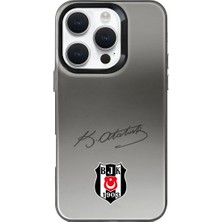 Belirtilmemiş iPhone 16 Pro Uyumlu Beşiktaş Ata Imza Arma Premium Lisanslı Telefon Kılıfı