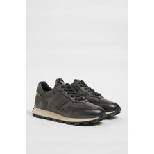 Faruk Balkanas Begin Model Kombinasyonlu Deri Jurdan Eva Sneaker Ayakkabı