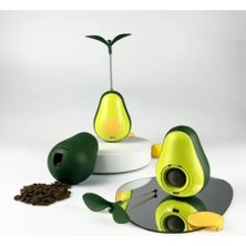 DS LLC Ieg™ Avokado Şeklinde Kedi Naneli ve Mama Hazneli Kedi Oyuncağı DSLLCRS-ETIEG34