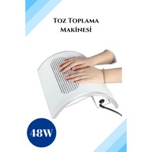 Normadia Protez Tırnak Toz Toplama Makinesi 3 Motor 48 Watt Güçlü ve Kullanışlı