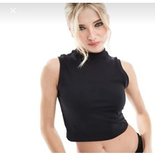 Nike One Dri-Fit Fitted Mock-Neck Cropped Training Kadın Atlet FN2906-010