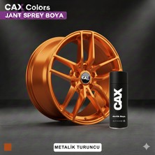 CAXCOLORS Cax Metalik Turuncu Jant Sprey Boya 400ML - Isıya Dayanıklı, Canlı ve Parlak Jant Yenileme Spreyi
