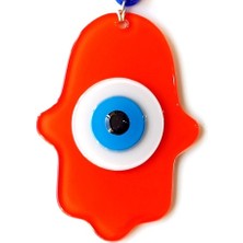 DS LLC Ieg™ Nazar Boncuklu Turuncu Fatma Ana Bereket Eli Cam Duvar Süsü DSLLCRS-ETIEG34