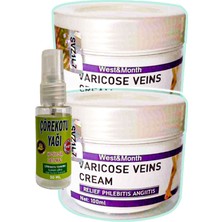 Varicose Veins 100 ml 2 Adet West&month Bacak Bakım Krem + Çörek Otu Yağı Yağı 30 ml