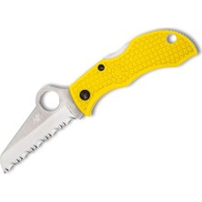 Spyderco Manbug Salt Yellow Lightweight Spyderedge Çakı