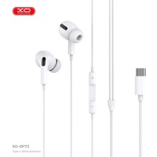 Xo EP73 Type-C Çıkışlı Kulak Içi Kablolu Kulaklık - Ultra Hafif 11G Tasarım