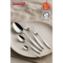 Kahramanlar Lilyum 60 Parça Çatal Kaşık Takımı