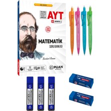 Ermap Tri-Click 0.7 Uçlu Kalem Seti ve Ayt Matematik Soru Bankası