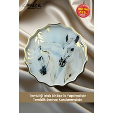 Enza Elit Çay Kahve Kahvaltılık ve Sunum Tepsisi 38 cm