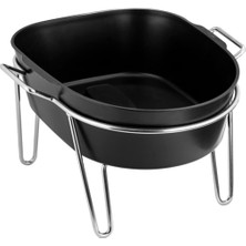 Normadia Metal Ayaklı Siyah Pedikür Leğeni, Şık ve Kullanışlı Tasarım