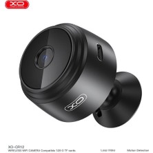 Xo CR12 Mini Kablosuz WiFi Kamera Net Görüntüleme ile Kompakt Gözetimli Mekan Kamerası - Gece Görüşü