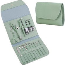 Normadia 16 Parça Profesyonel Çelik Manikür ve Pedikür Bakım Seti, Çanta ile