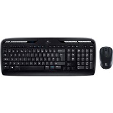 İlk El Grup Ieg™ Logitech MK330 Q Kablosuz USB Siyah Multimedya Klavye/mouse Set 920-003988