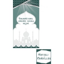 Liora Hediyelik Hayırlı Kandiller Kart Kahve Çikolata ve Anahtarlık