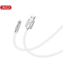 Xo NB227 6A Hızlı Şarj Kablosu Usb-A To Lightning Silikon Çinko Alaşımlı Dayanıklı 1.2m iPhone Uyumlu