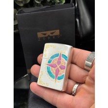 Nikaş Zorro Orijinal Kutulu Neon Compass Tasarım Zorro Çakmak - Premium Koleksiyon