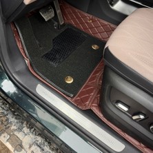 Chery Tiggo 8 2025 Sonrası Aracına Özel 8d Çift Katmanlı Havuzlu Paspas Takımı (Kahverengi)