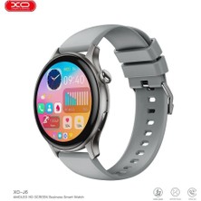 Xo J6 Yuvarlak Slim Kasa IP68 Sertifikalı Suya Dayanıklı Android iPhone Uyumlu Akıllı Saat