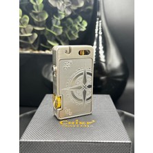 Nikaş Chief Şık Işlemeli Kutulu Premıum Benzinli Koleksiyonluk Çakmak -Limited -712 Model