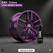 CAXCOLORS Cax Metalik Mor Jant Sprey Boya 400ML - Isıya Dayanıklı, Derin Işıltılı ve Egzotik Jant Yenileme