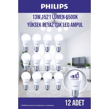 Philips Yüksek Beyaz Işık LED Ampul 13W | 1521 Lümen | Eyecomfort | E27