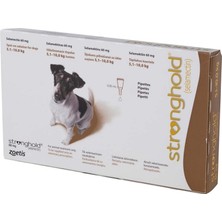Stronghoıd 60 Mg %12 (3'lü Paket) | 5-10 kg Köpek Için Pire, Kalp Kurdu ve Uyuz Damlası (3 x 0.5 Ml)