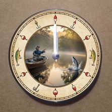Bsb Kişiye Özel Magnet Saat Buzdolabı Süsü Duvar Saati 10,5cm MS5011