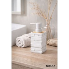 Nokka Dekoratif Sıvı Sabunluk, Vancer Akrilik Sabunluk, 7X12 cm