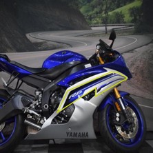 Kaplama Merkezi Yamaha Yzf R6 Orjinal Tasarım Sticker Etiket Modeli