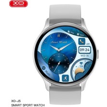 Xo J5 Amoled Ekranlı Sportif Kasa Android iPhone Uyumlu Akıllı Saat - Temperli Cam