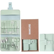 Normadia 16'lı Profesyonel Paslanmaz Çelik Tırnak ve Pedikür Makas Seti