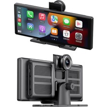 Exenar Araç Kamerası Carplay ve Android Auto 11.5” Ekran Araç Içi Ön Arka Kamera Kayıt Set Multimedya 4K