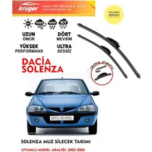Kruger Dacia Solenza Sileceği Silgeç Silgi Seti 2005 Model Araç Için (Aparatsız) Direk Montaj