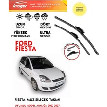 Kruger Fiesta Muz Sileceği Takımı 2005 Model Araç Için . (Aparatsız) Direk Montaj