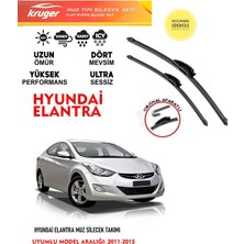 Kruger Hyundai Elantra Muz Silgeç Takımı 1.6 D (Aparatsız) Direk Montaj 2011-2015