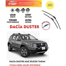 Kruger Dacia Duster 2021 Model Muz Sileceği Takımı Araç Için