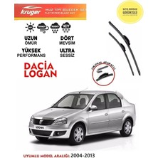 Kruger Logan Cam Muz Sileceği Takımı 2008 Model Araç Için . (Aparatsız) Direk Montaj