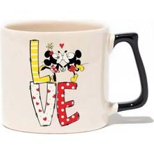 Baskıgo Love 14 Şubat Sevgililer Günü Lüks Kupa - Hediye Seramik Kupa