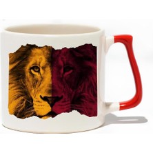 Baskıgo Aslan Lüks Kupa - Hediye Seramik Kupa