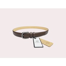 İstanbul Belt Hakiki Klasik Deri Erkek Kemer – 3 cm – Gümüş Ton Tokalı – Dayanıklı & Gerçek Deriden Kemer, Renk & Boy Seçenekleri