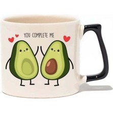 Baskıgo You Complate Me 14 Şubat Sevgililer Günü Lüks Kupa - Hediye Seramik Kupa