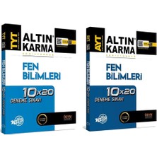 Altın Karma Yayınları Altın Karma Tyt ve Ayt Fen Bilimleri Deneme Seti 2 Kitap