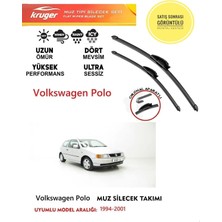 Kruger Volkswagen Polo Silgeç Takımı Benzinli (Aparatsız) Direk Montaj (1994 - 2001)
