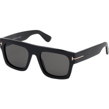 Tom Ford Fausto (FT0711-01A) 53 | Unisex Siyah Güneş Gözlüğü